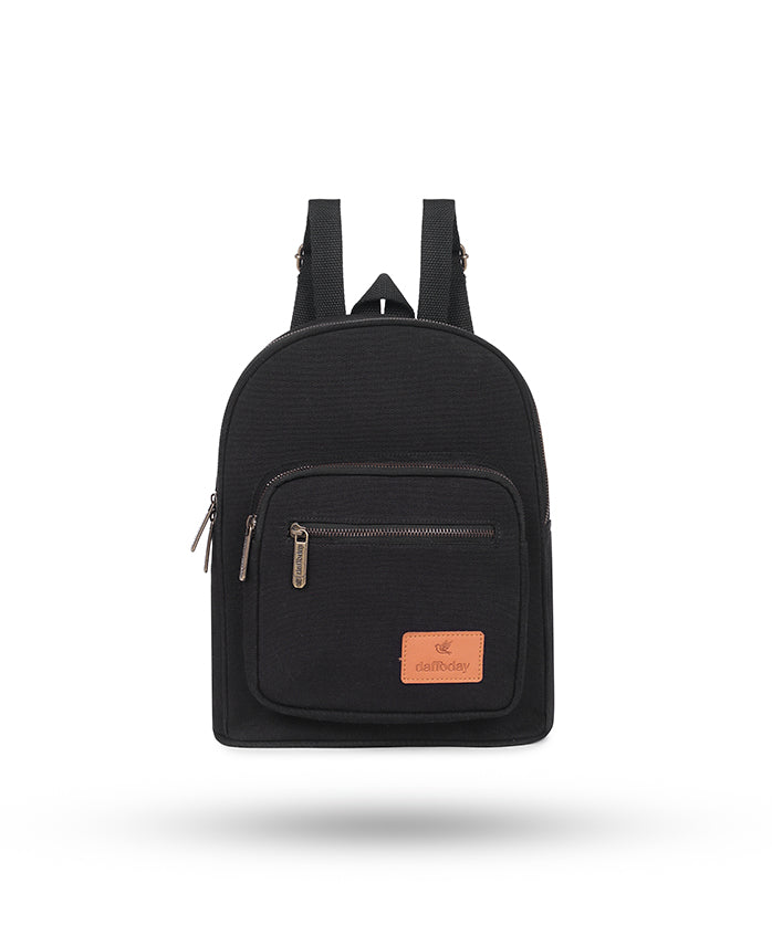 Urban Mini Backpack | Daffoday Canvas Tan Mini Backpack For Men & Women