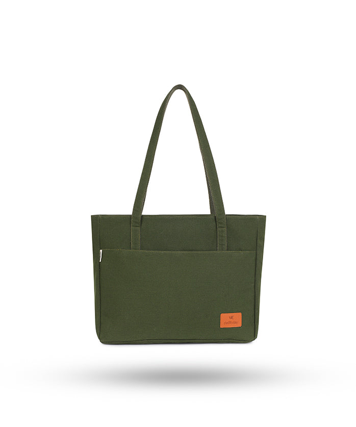 Luxe Shoulder Bag | Daffoday Canvas Blue Tote Bag For Women