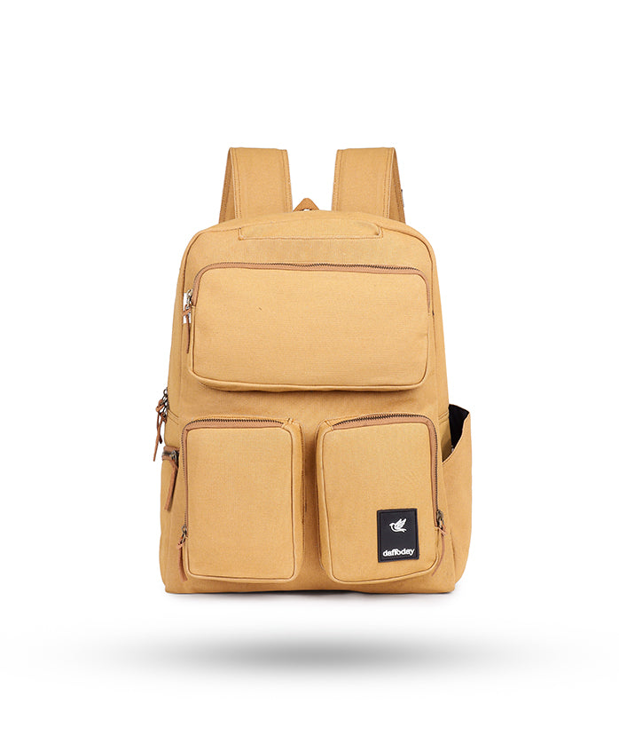 Nomad Pro Backpack | Daffoday Canvas Army Green Travel Backpack For Men & Women