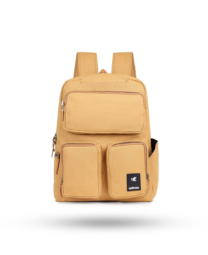 Nomad Pro Backpack | Daffoday Canvas Black Travel Backpack For Men & Women