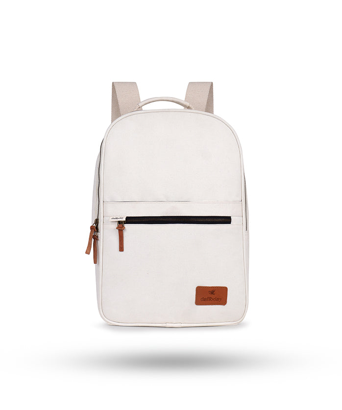 Metrolite Backpack | Daffoday Canvas White Travel Backpack For Men & Women