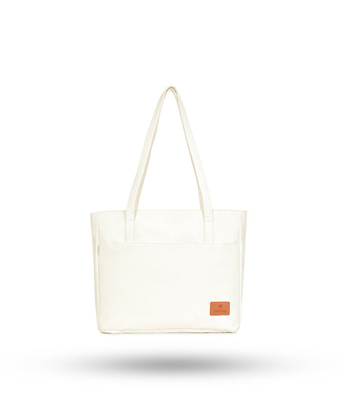 Luxe Shoulder Bag | Daffoday Canvas Black Tote Bag For Women