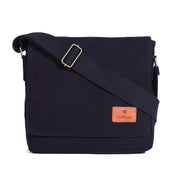 Canvas Messenger Bag| Daffoday Canvas Black Messenger Bag for Men & Women