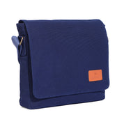 Canvas Messenger Bag| Daffoday Canvas Black Messenger Bag for Men & Women