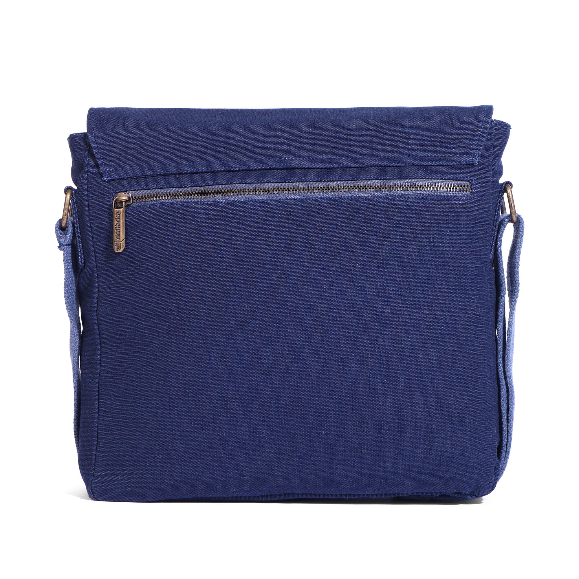 Canvas Messenger Bag| Daffoday Canvas Black Messenger Bag for Men & Women