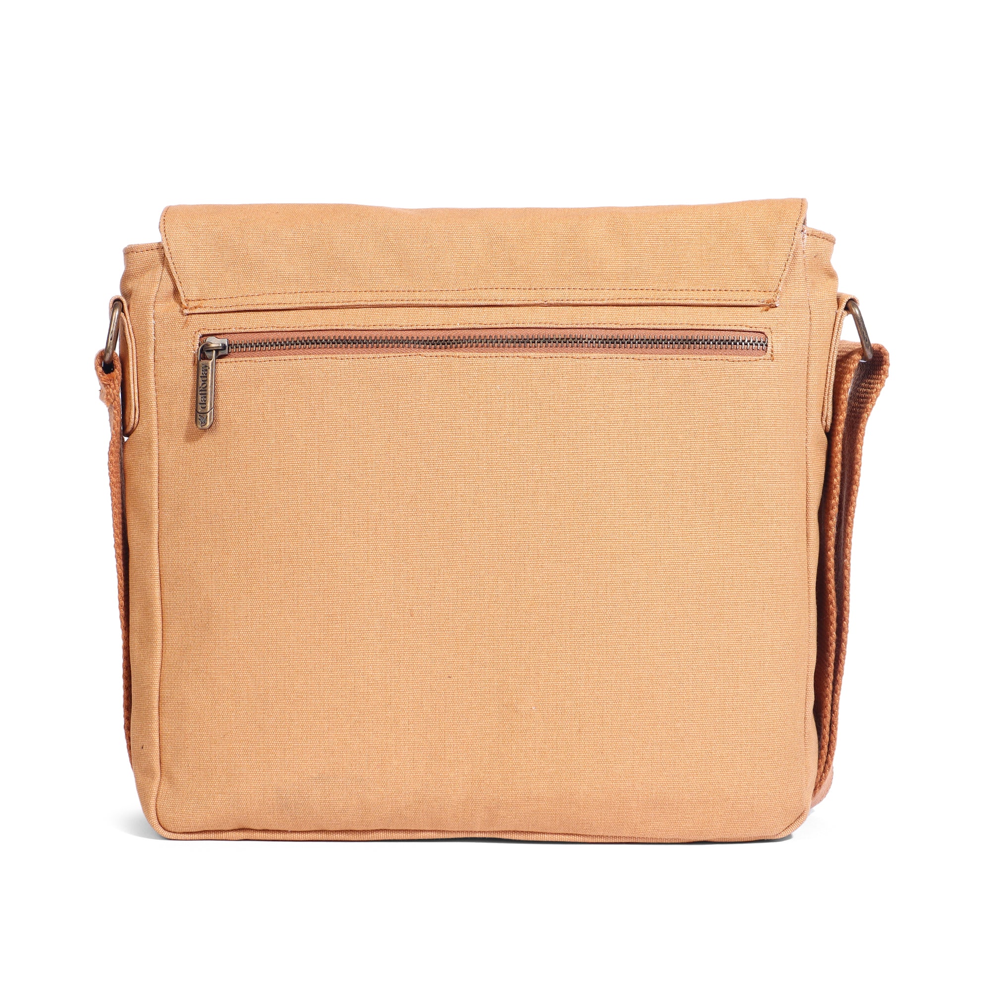 Canvas Messenger Bag| Daffoday Canvas Army Green Messenger Bag for Men & Women