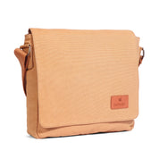Daffoday Canvas Tan Messenger Bag for Men & Women

