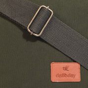 Canvas Messenger Bag| Daffoday Canvas Army Green Messenger Bag for Men & Women