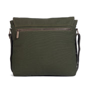Canvas Messenger Bag| Daffoday Canvas Tan Messenger Bag for Men & Women