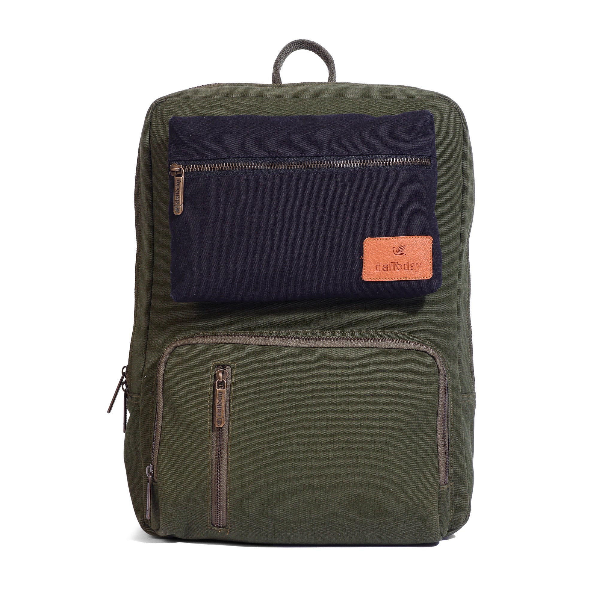 Dual Pocket Backpack| Metrolite Dual Pocket Backpack — Tan & Black