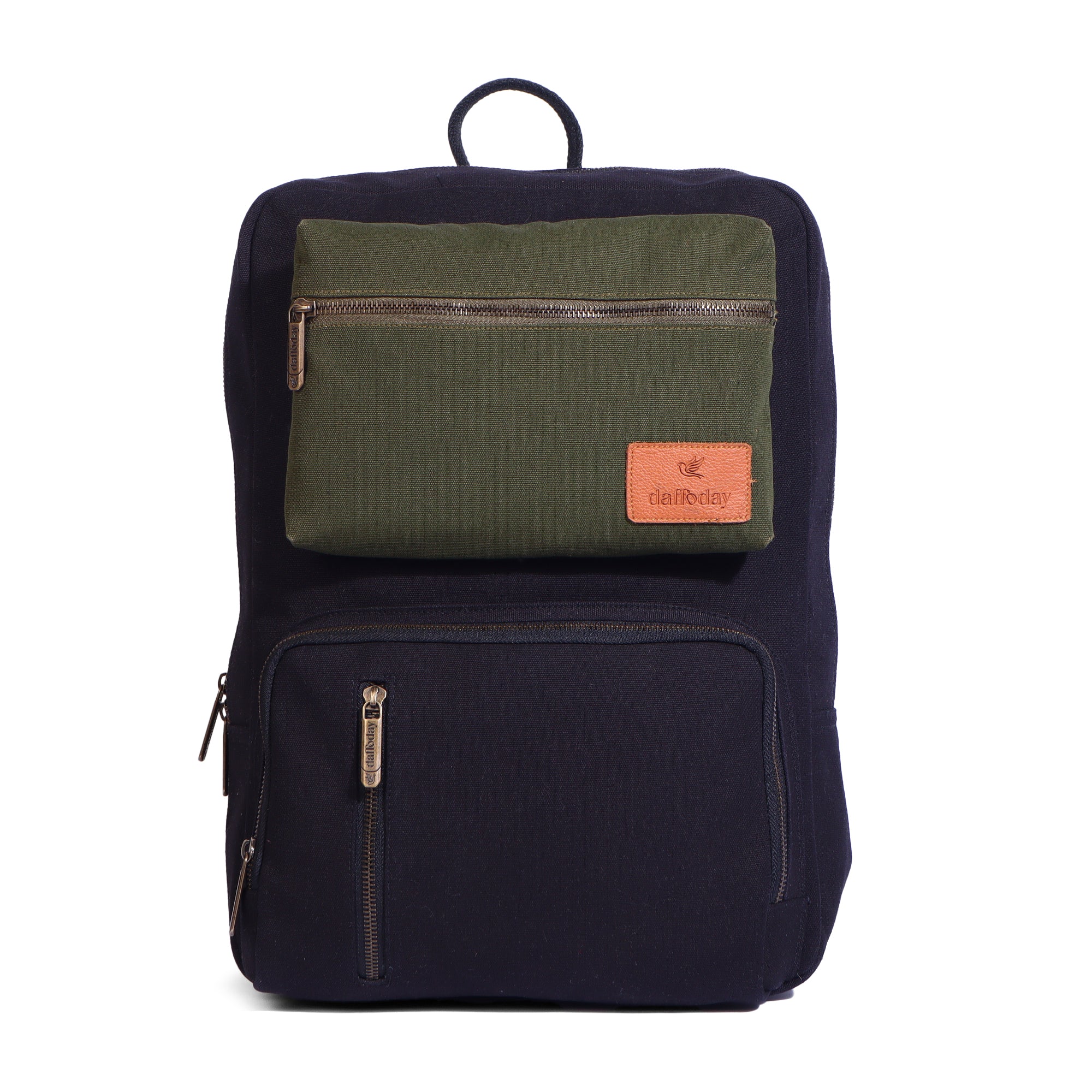 Dual Pocket Backpack| Metrolite Dual Pocket Backpack — Tan & Black