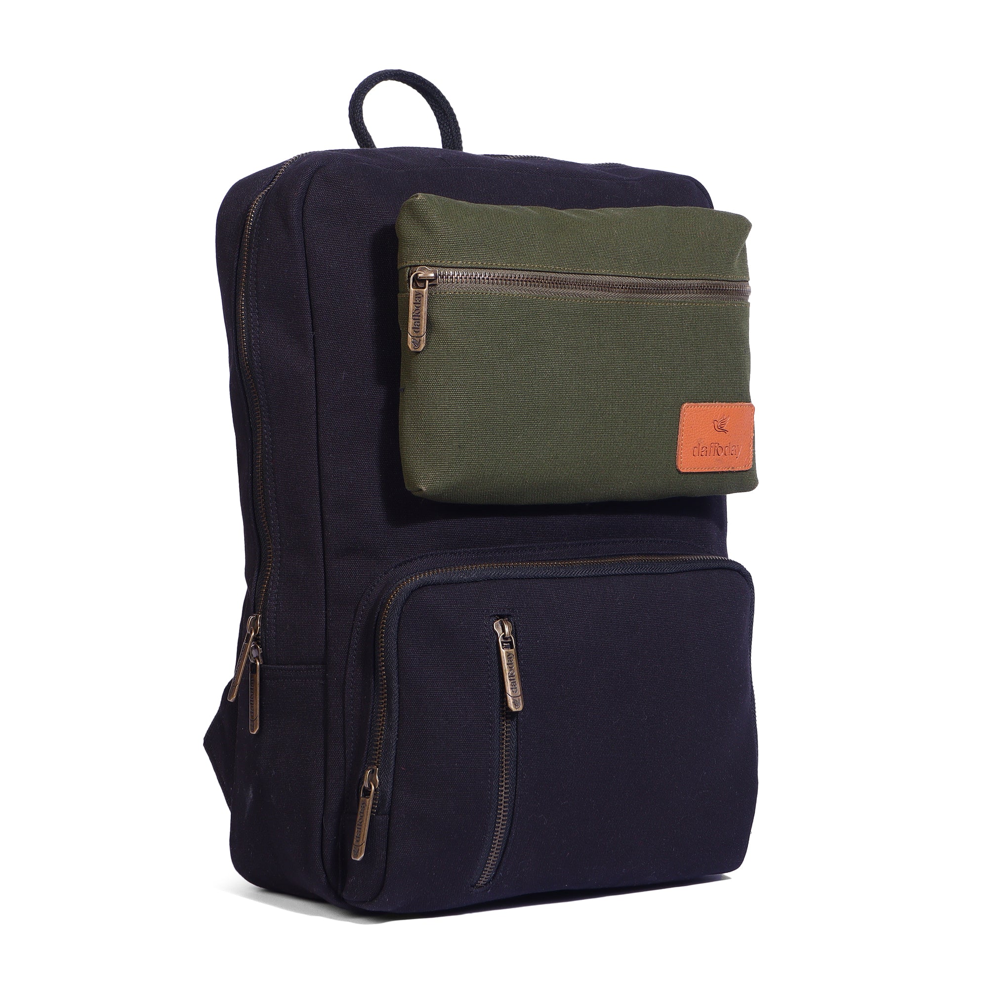 Dual Pocket Backpack| Metrolite Dual Pocket Backpack — Tan & Black