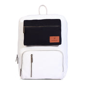 Dual Pocket Backpack| Metrolite Dual Pocket Backpack — Tan & Black