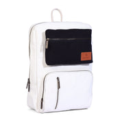 Dual Pocket Backpack| Metrolite Dual Pocket Backpack — Tan & Black