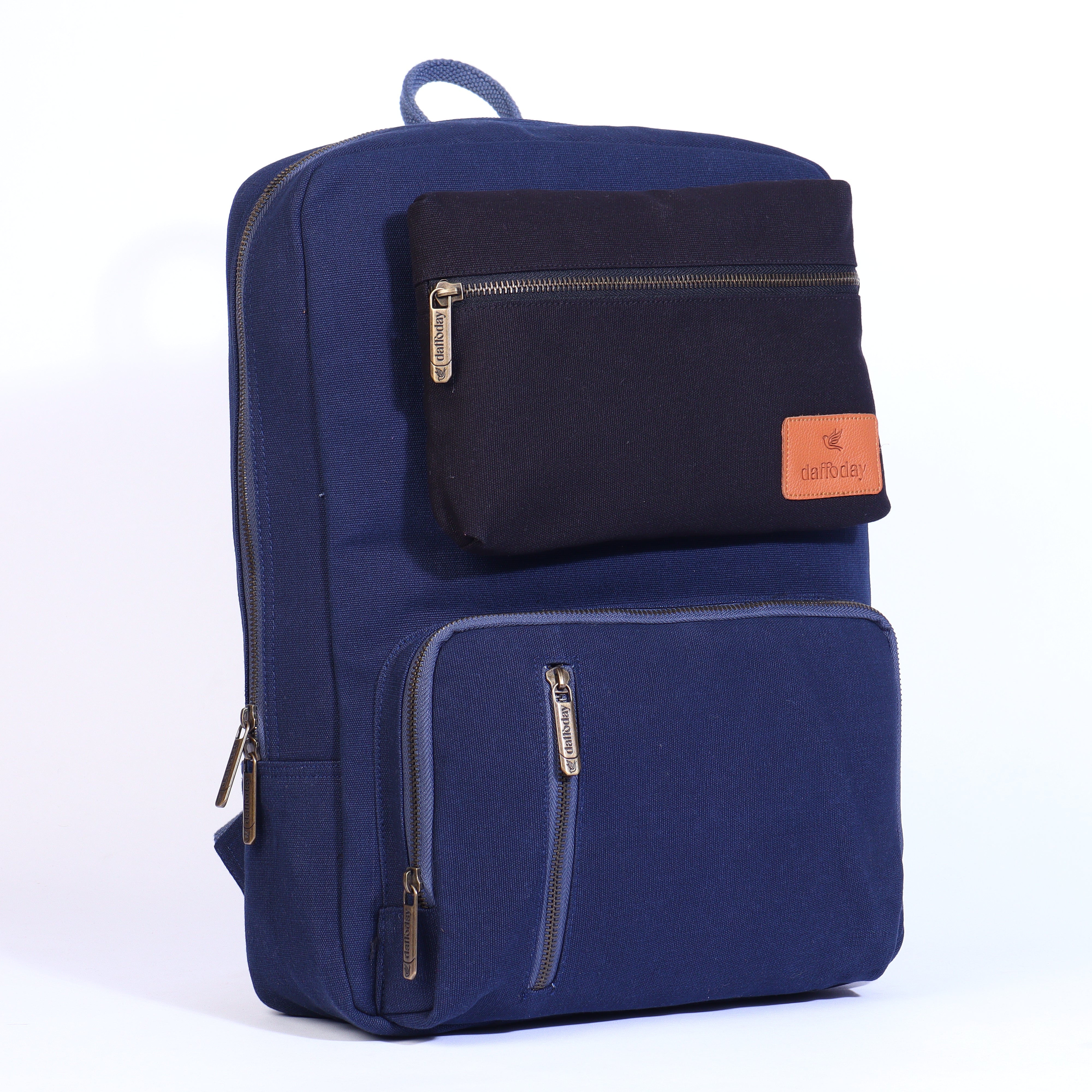 Dual Pocket Backpack| Metrolite Dual Pocket Backpack — Tan & Black