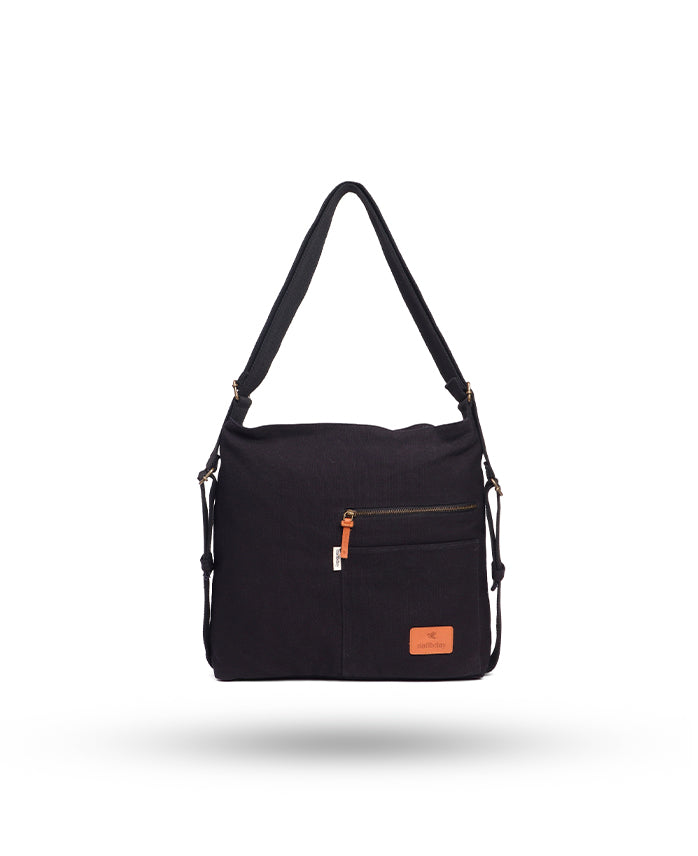 Switch Style Backpack | Daffoday Canvas Black Crossbody Bag For Men & Women