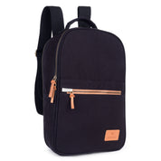 Daffoday Canvas Black Color Office Backpack For Men & Women
