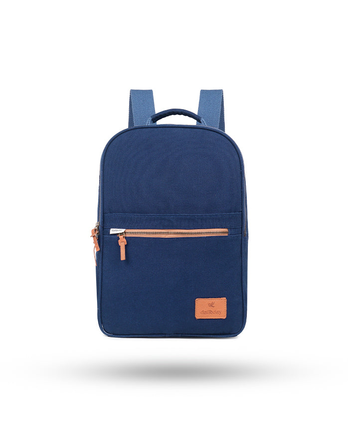Daffoday Canvas Blue Color Office Backpack For Men & Women