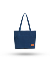 Daffoday Canvas Blue Color Tote Bag For Women