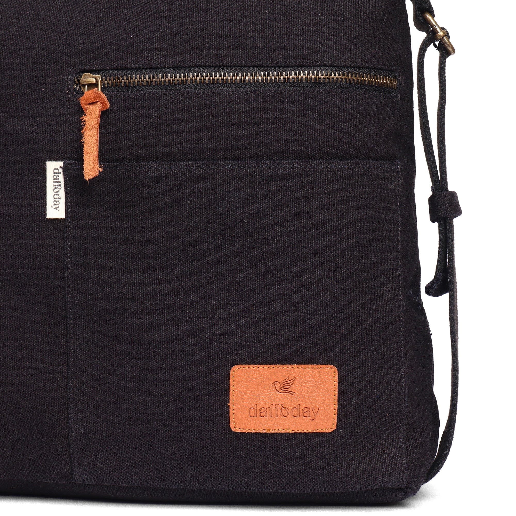 Switch Style Backpack | Daffoday Canvas Black Crossbody Bag For Men & Women