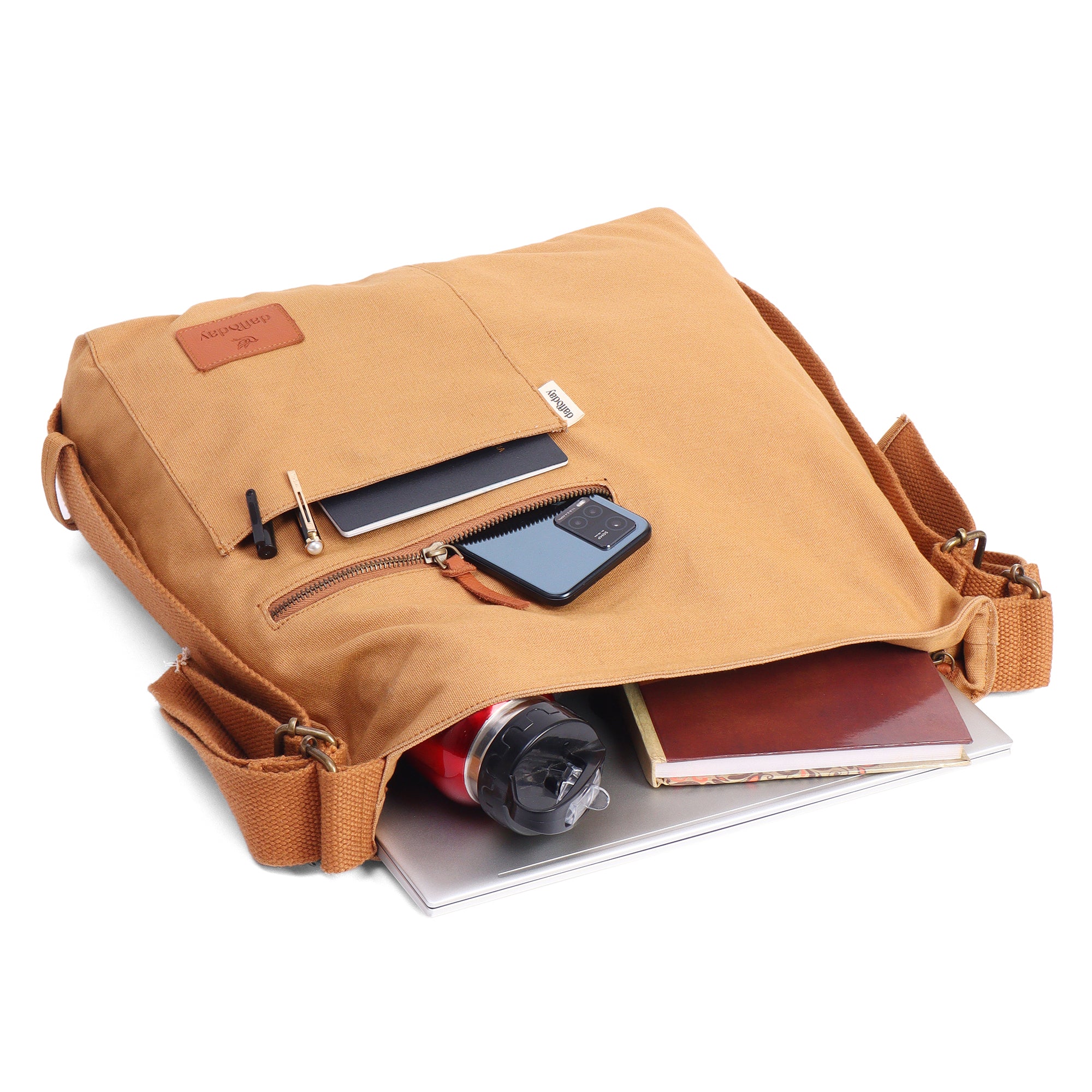 Switch Style Backpack | Daffoday Canvas Black Crossbody Bag For Men & Women