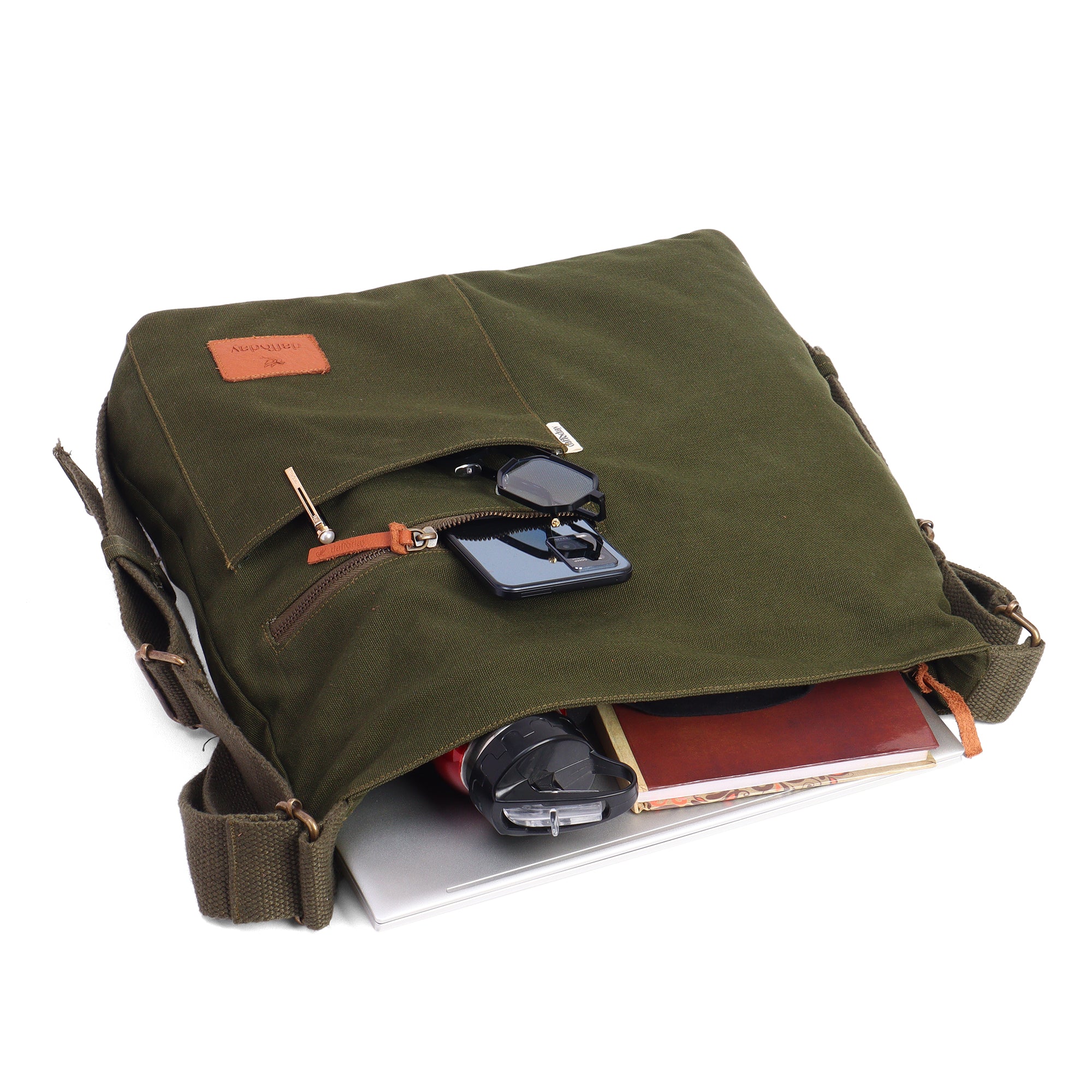 Switch Style Backpack | Daffoday Canvas Black Crossbody Bag For Men & Women