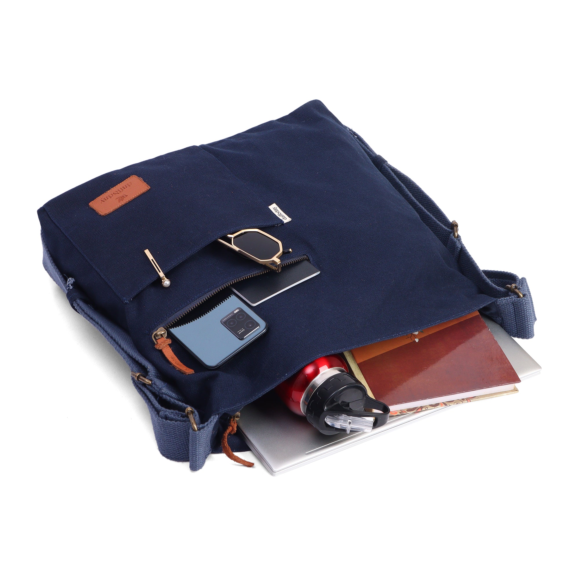 Switch Style Backpack | Daffoday Canvas Black Crossbody Bag For Men & Women