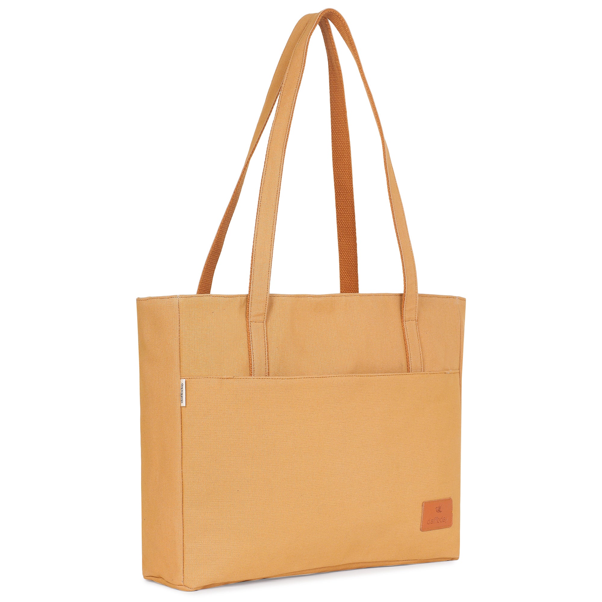 Luxe Shoulder Bag | Daffoday Canvas Black Tote Bag For Women