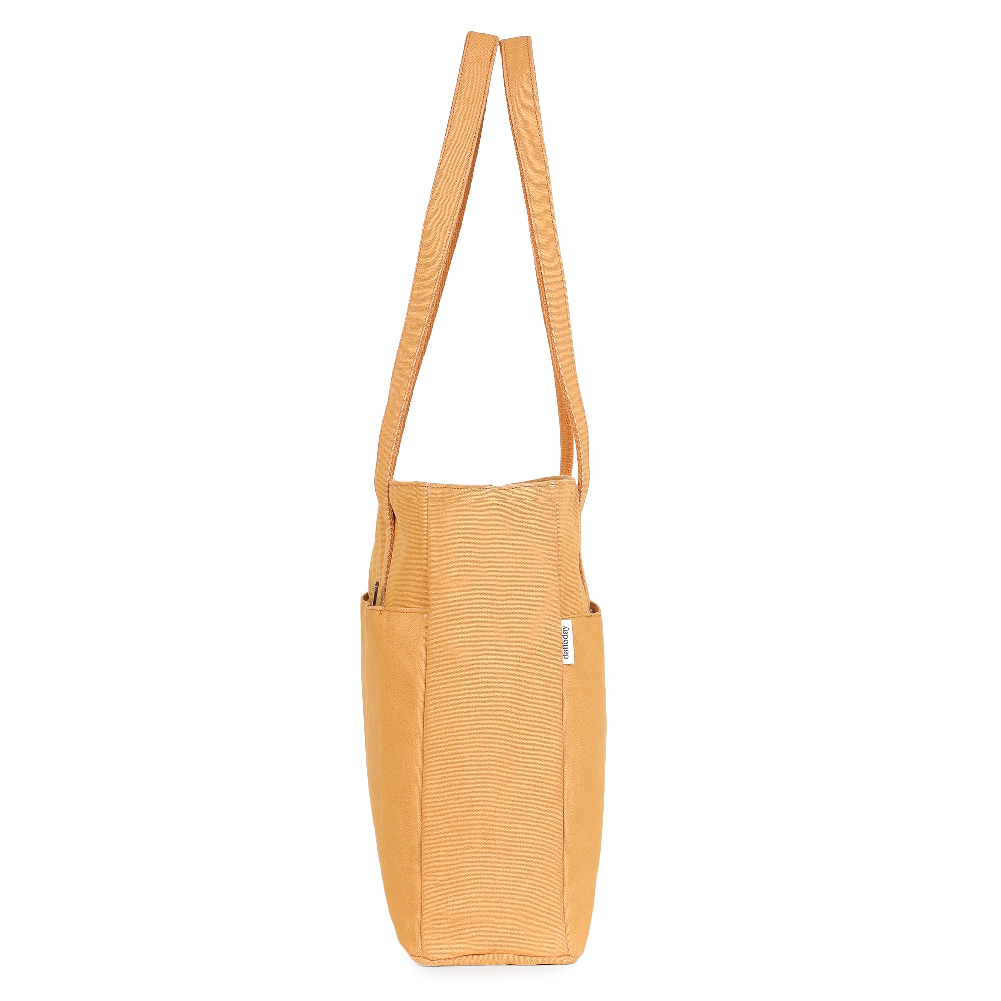 Luxe Shoulder Bag | Daffoday Canvas Black Tote Bag For Women