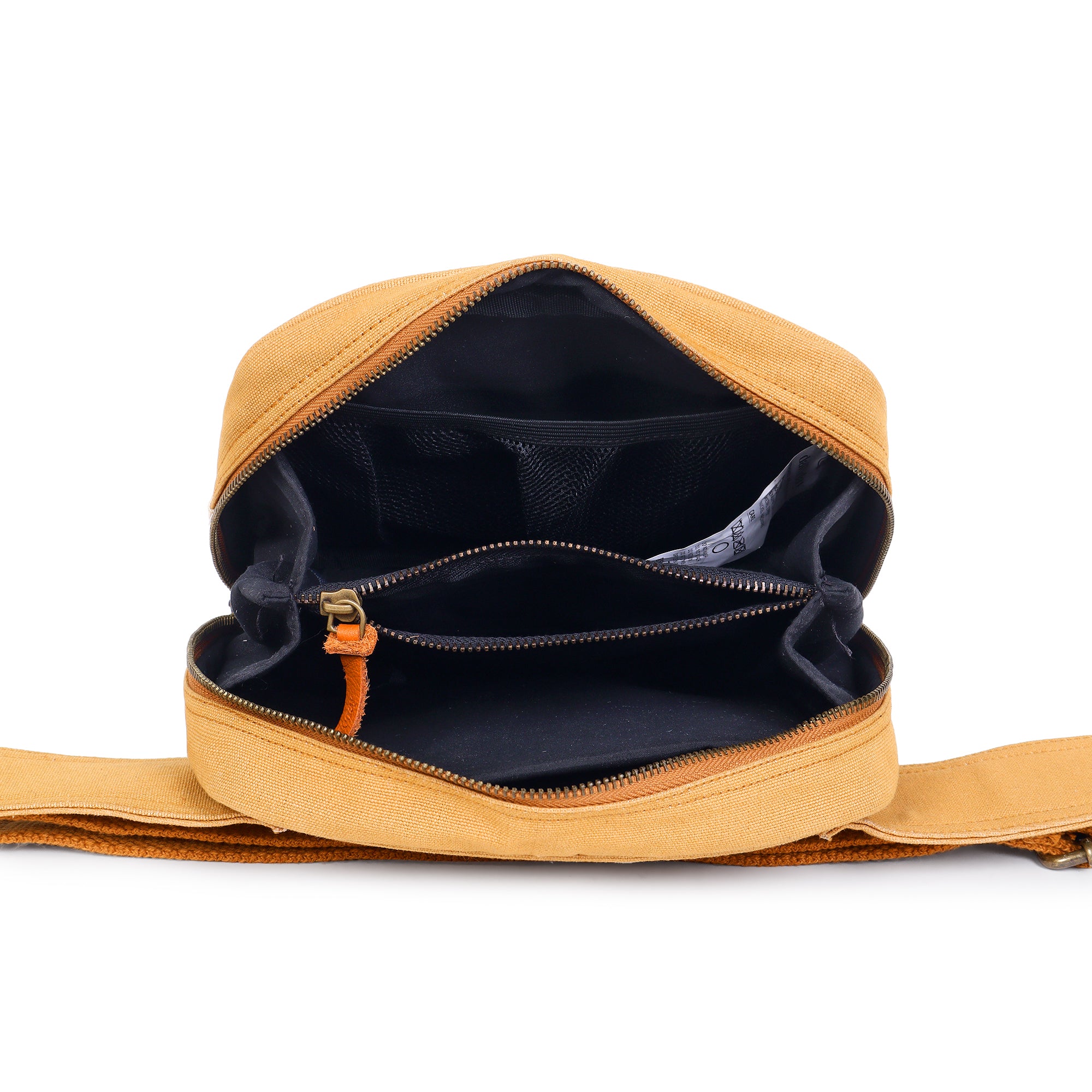 CrossTrail Sling Bag | Daffoday Canvas Tan Sling Bag For Men & Women