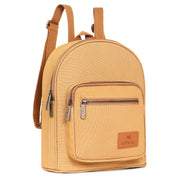 Urban Mini Backpack | Daffoday Canvas Tan Mini Backpack For Men & Women