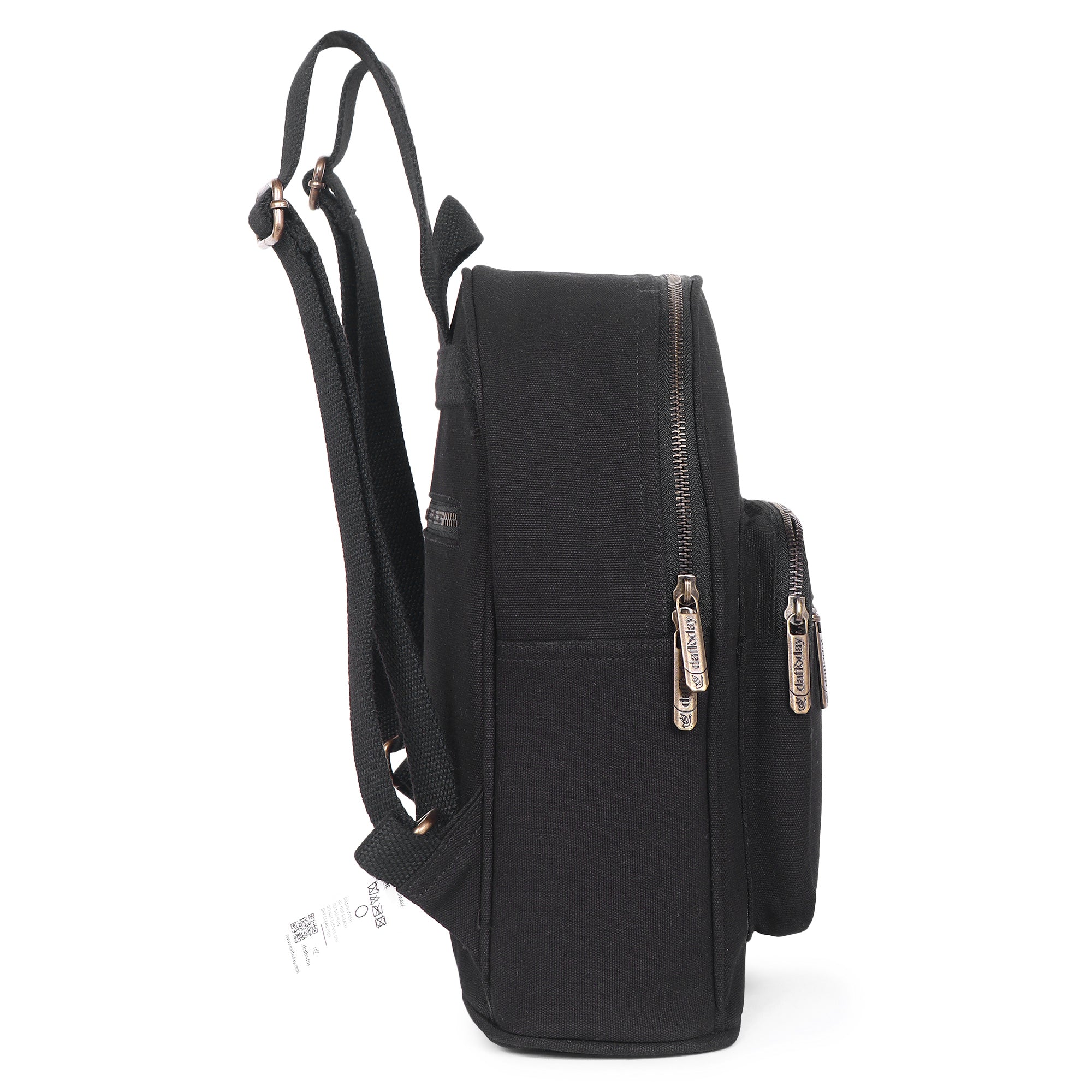 Urban Mini Backpack | Daffoday Canvas Tan Mini Backpack For Men & Women