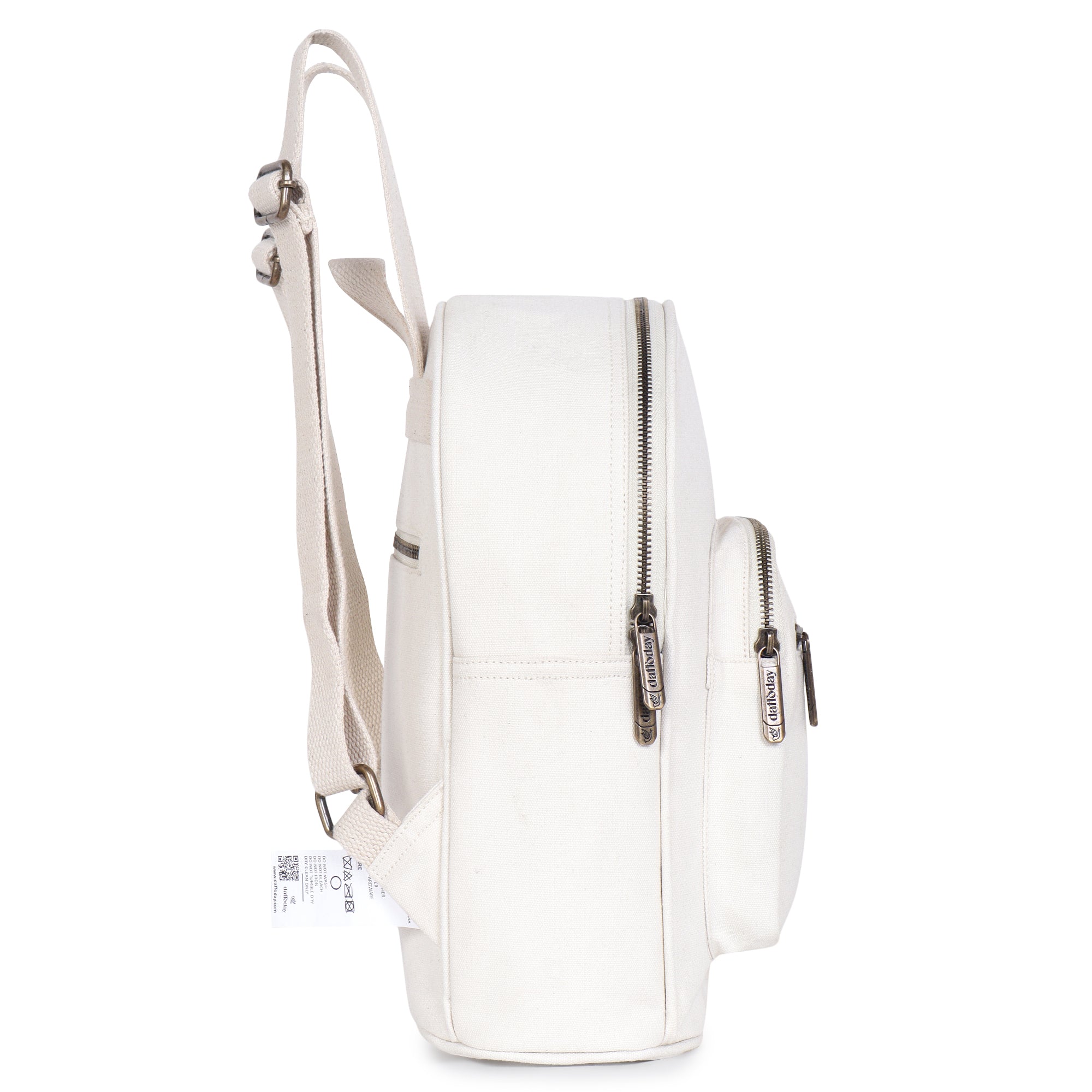 Urban Mini Backpack | Daffoday Canvas Tan Mini Backpack For Men & Women