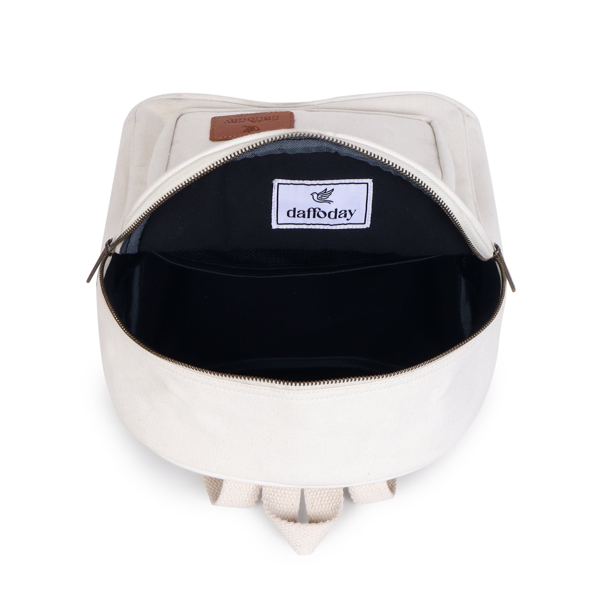 Urban Mini Backpack | Daffoday Canvas Tan Mini Backpack For Men & Women