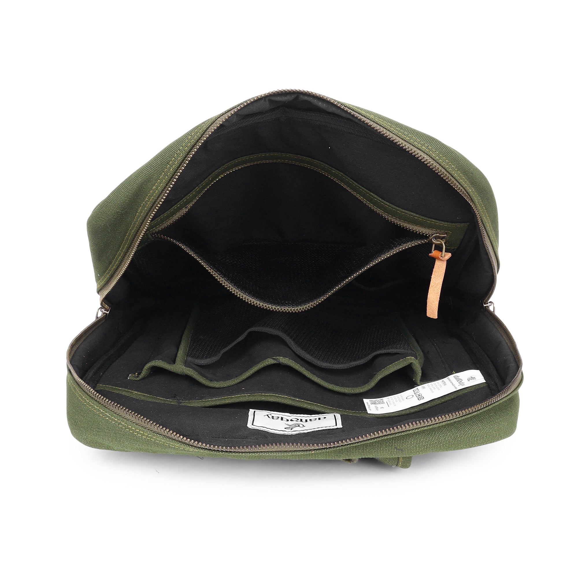 Urban Pro Backpack | Daffoday Canvas Army Green Laptop Backpack For Men & Women