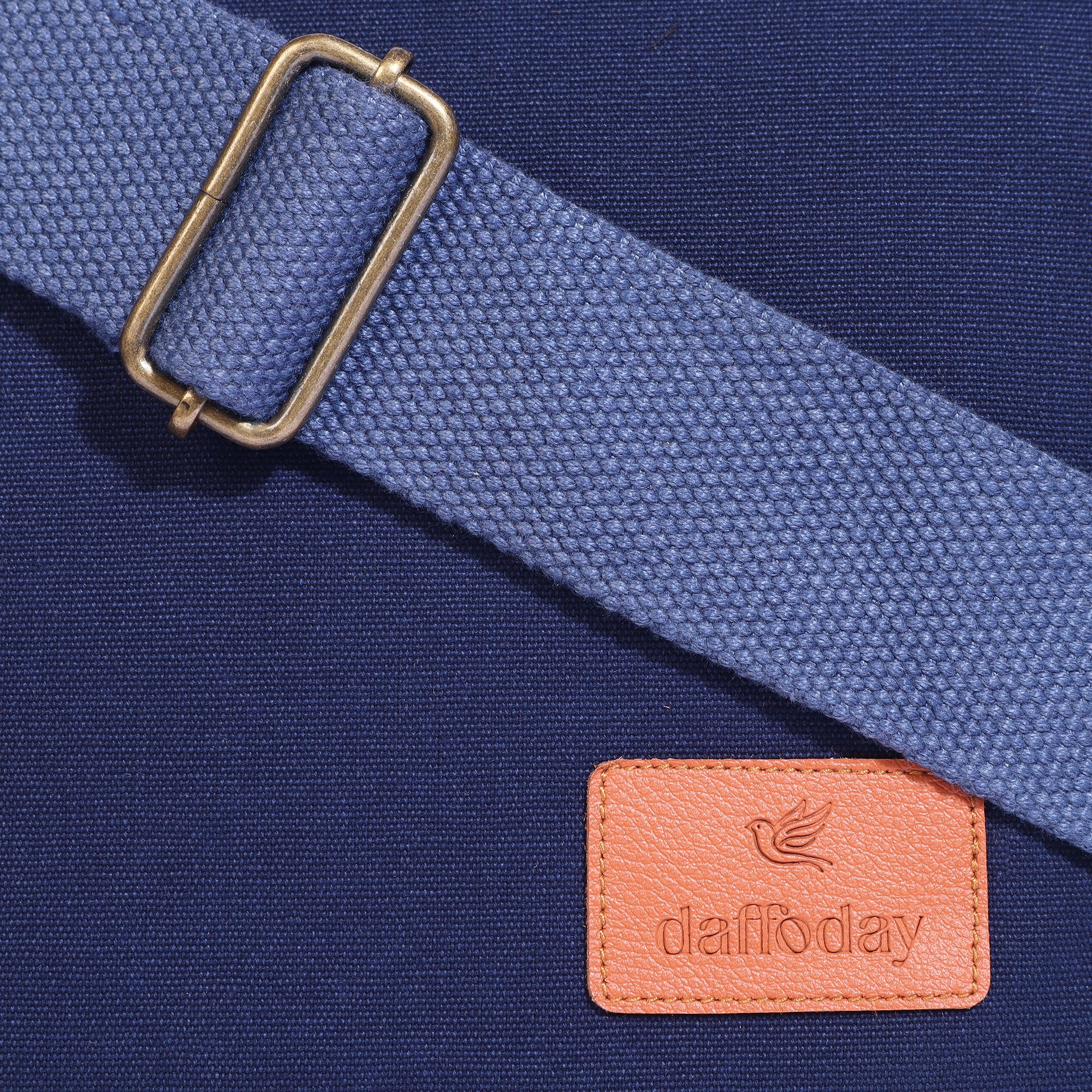 Daffoday Canvas Tan Messenger Bag for Men & Women
