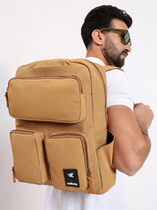 Nomad Pro Backpack | Daffoday Canvas Black Travel Backpack For Men & Women