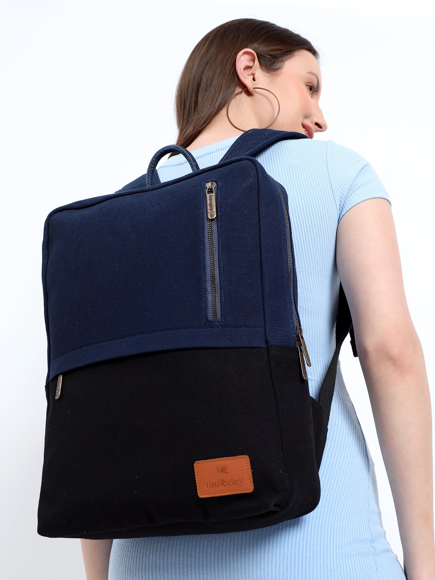 Urban Pro Backpack | Daffoday Canvas Army Green Laptop Backpack For Men & Women