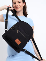 Urban Mini Backpack | Daffoday Canvas Army Green Mini Backpack For Men & Women