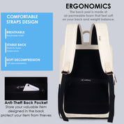 Urban Pro Backpack | Daffoday Canvas Army Green Laptop Backpack For Men & Women