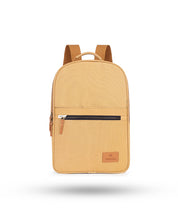 Daffoday Canvas Tan Color Office Backpack For Men & Women