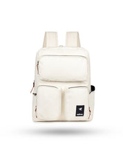 Daffoday Canvas White Color Travel Backpack For Men & Women
